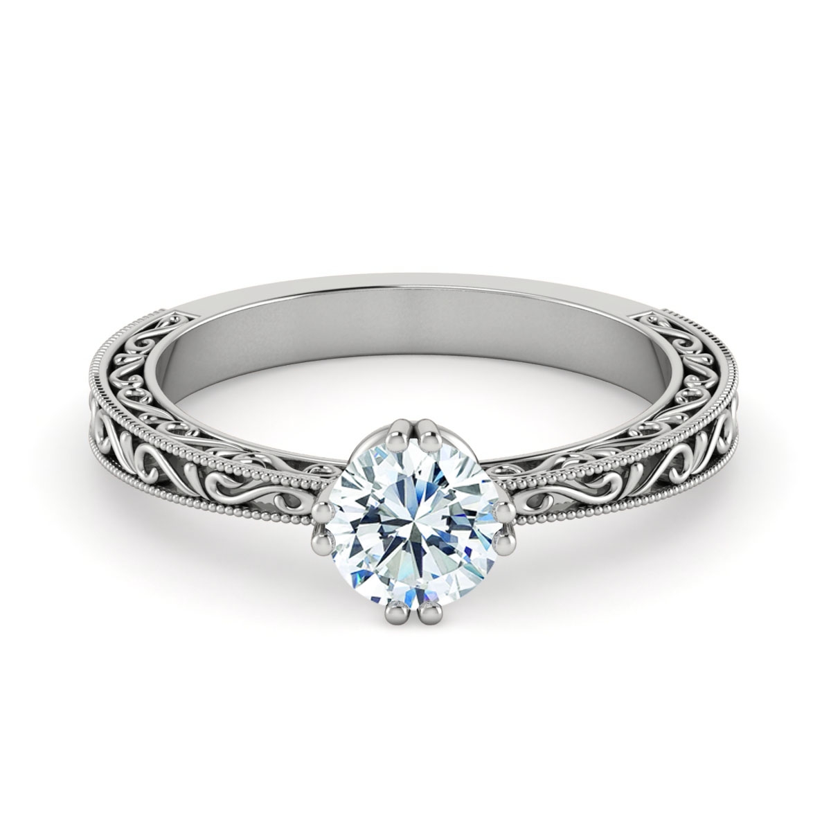 Reina in 18k White Gold
