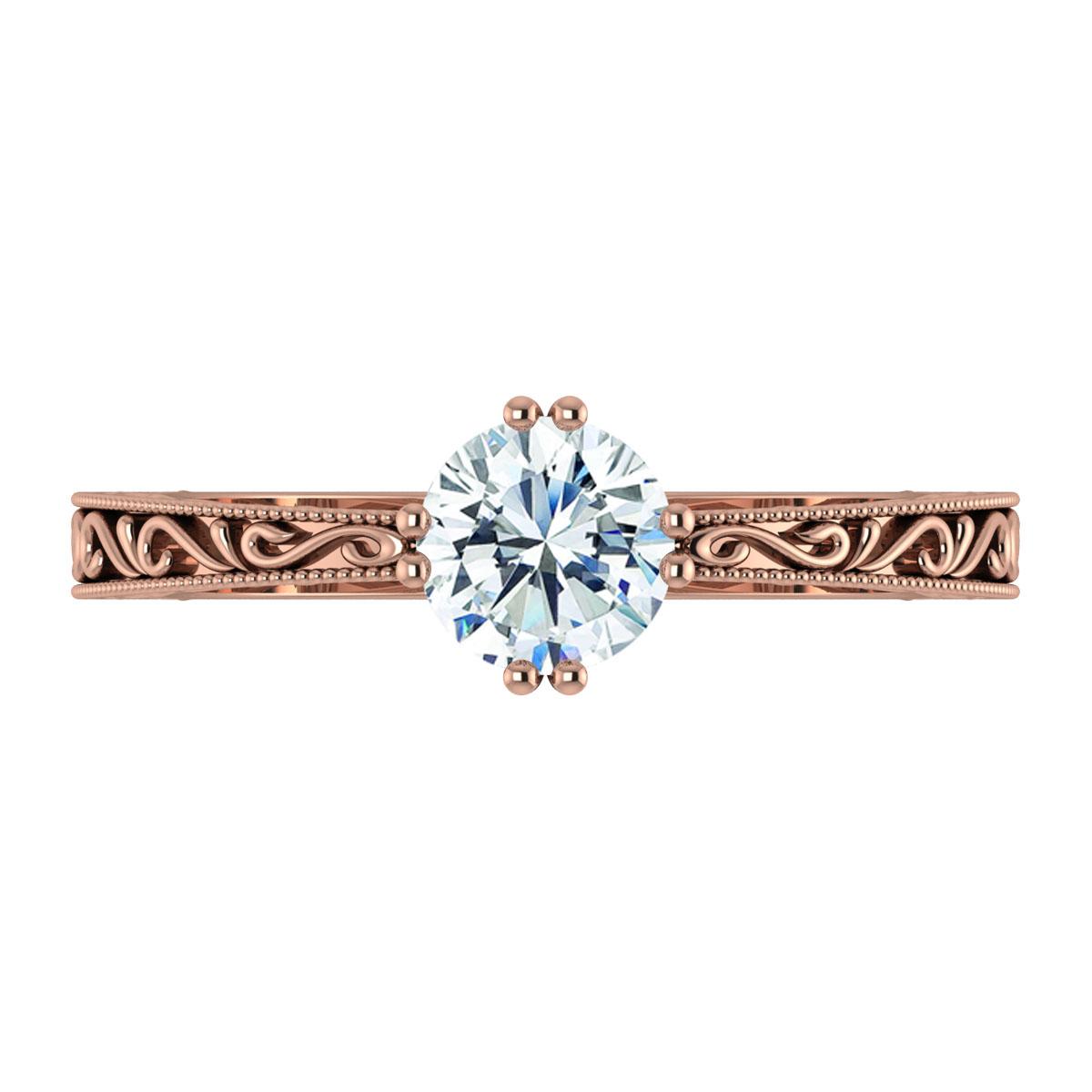 Reina in 18k Rose Gold — view 5