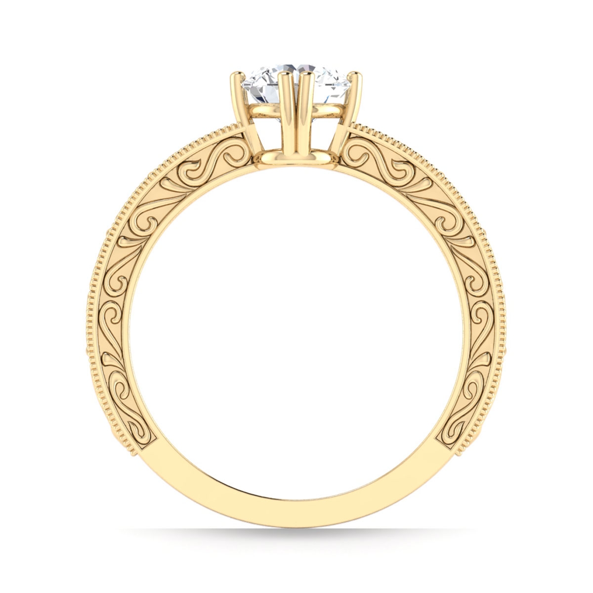 Reina in 18k Yellow Gold — view 2