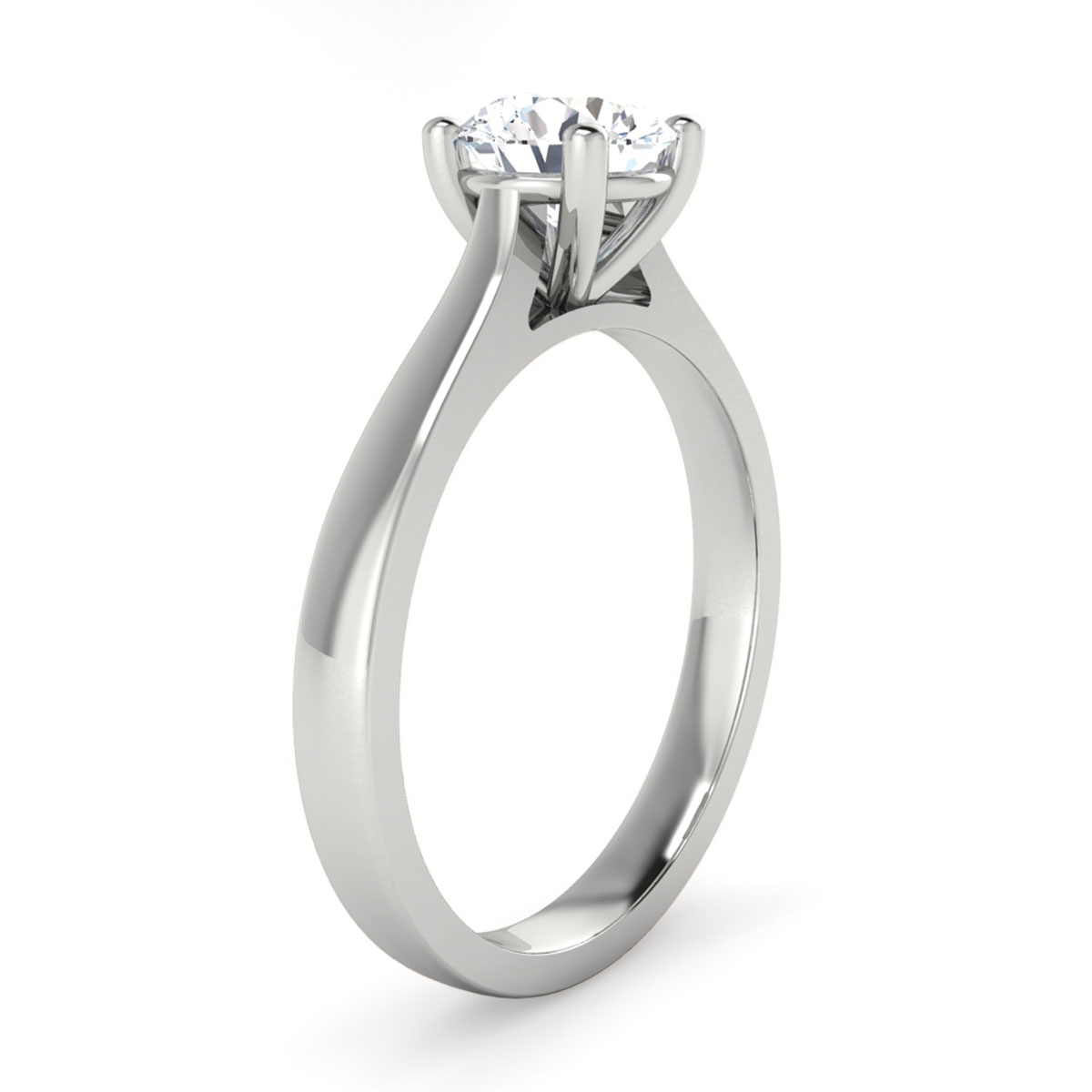 Angelina in 18k White Gold — view 3