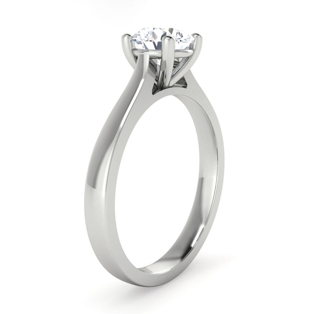 Angelina in 18k White Gold — view 3