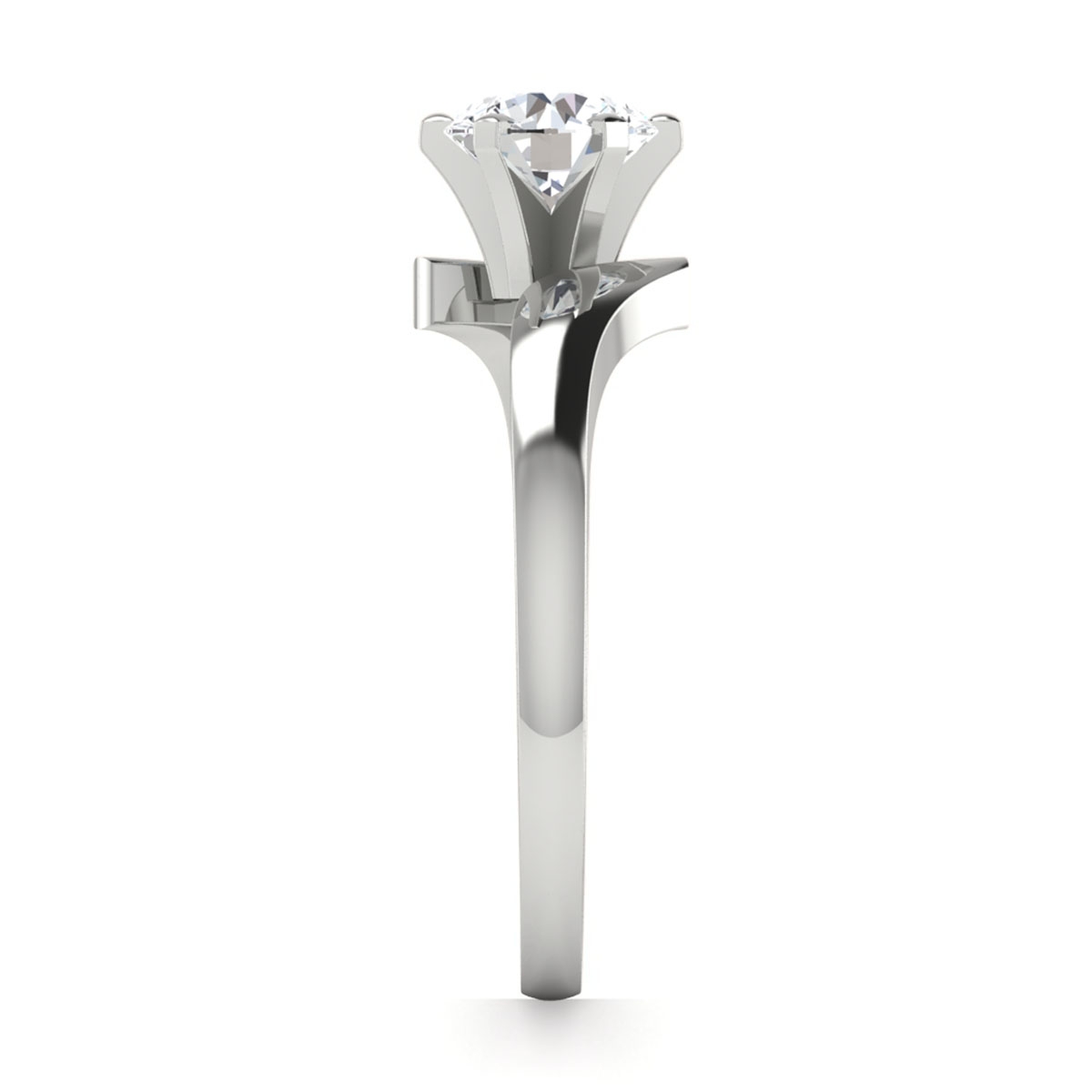 Cassia in 18k White Gold — view 4