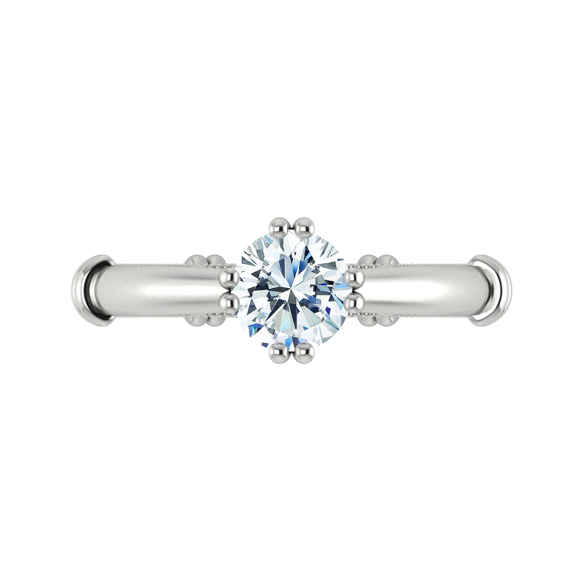 Chrlotte in 18k White Gold — view 5