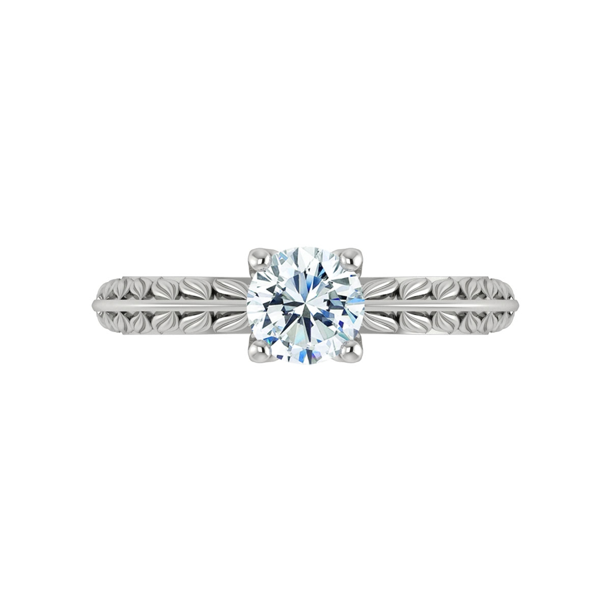 Coco in 18k White Gold — view 5