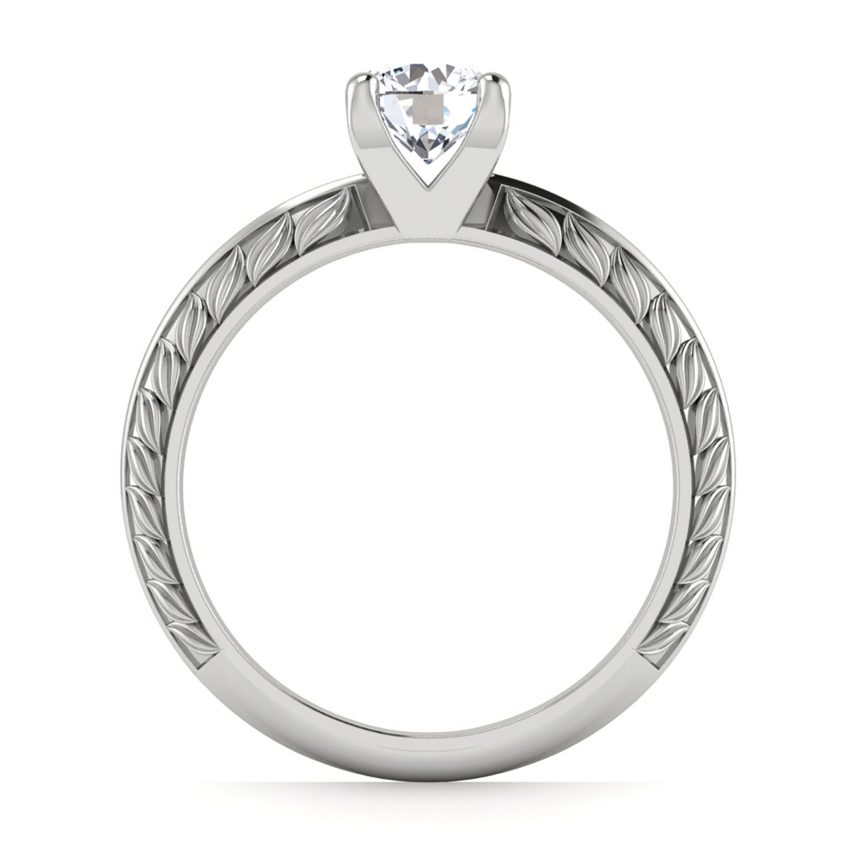 Coco in 18k White Gold — view 2