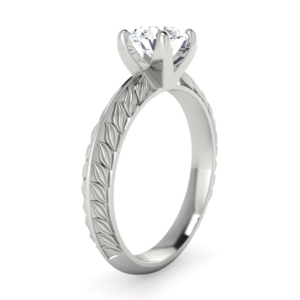 Coco in 18k White Gold — view 3