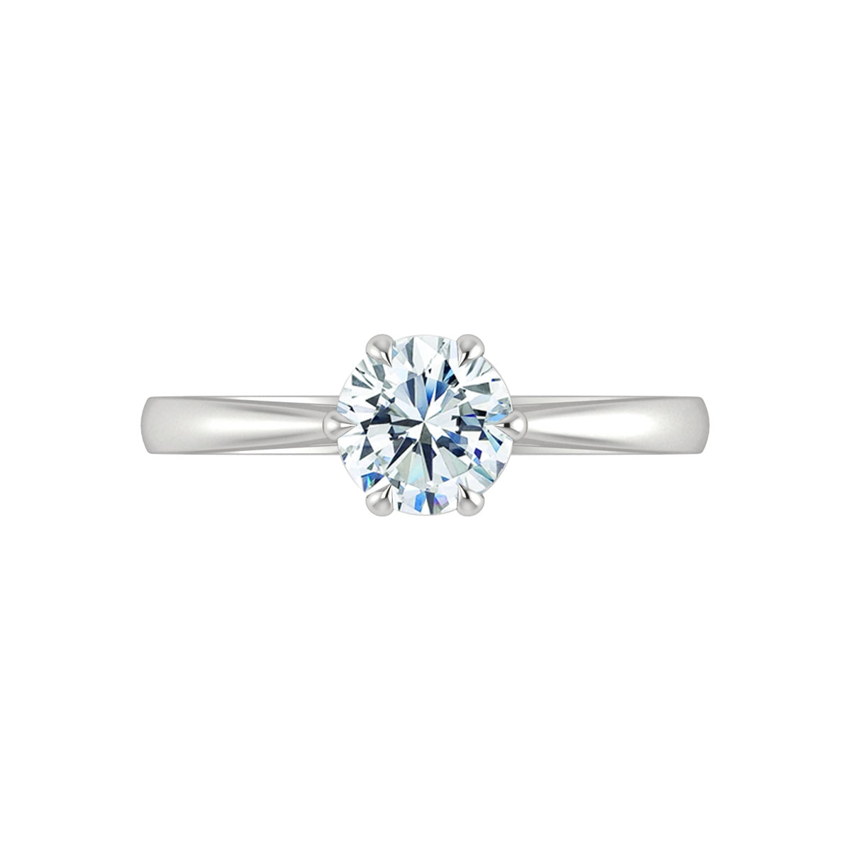 Daisy in 18k White Gold — view 5