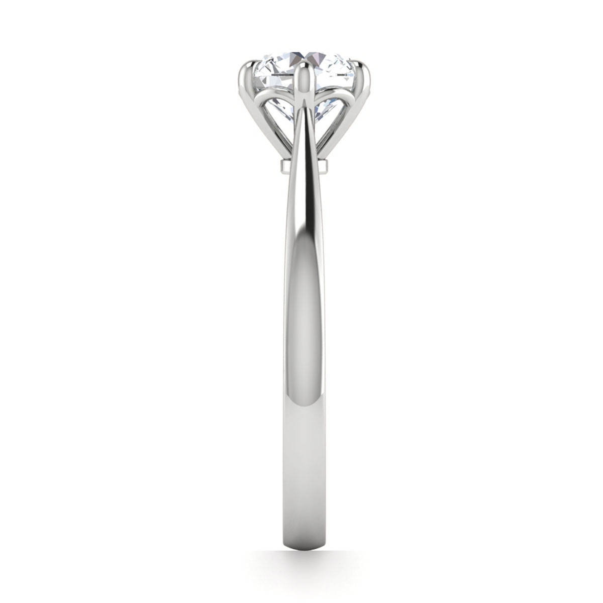 Daisy in 18k White Gold — view 4