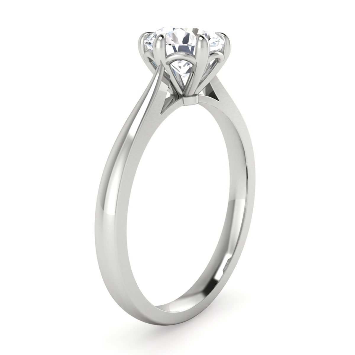 Daisy in 18k White Gold — view 3