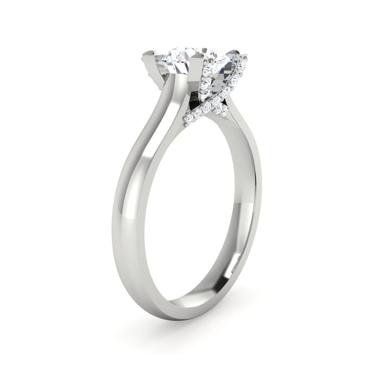 Dana in 18k White Gold — view 3