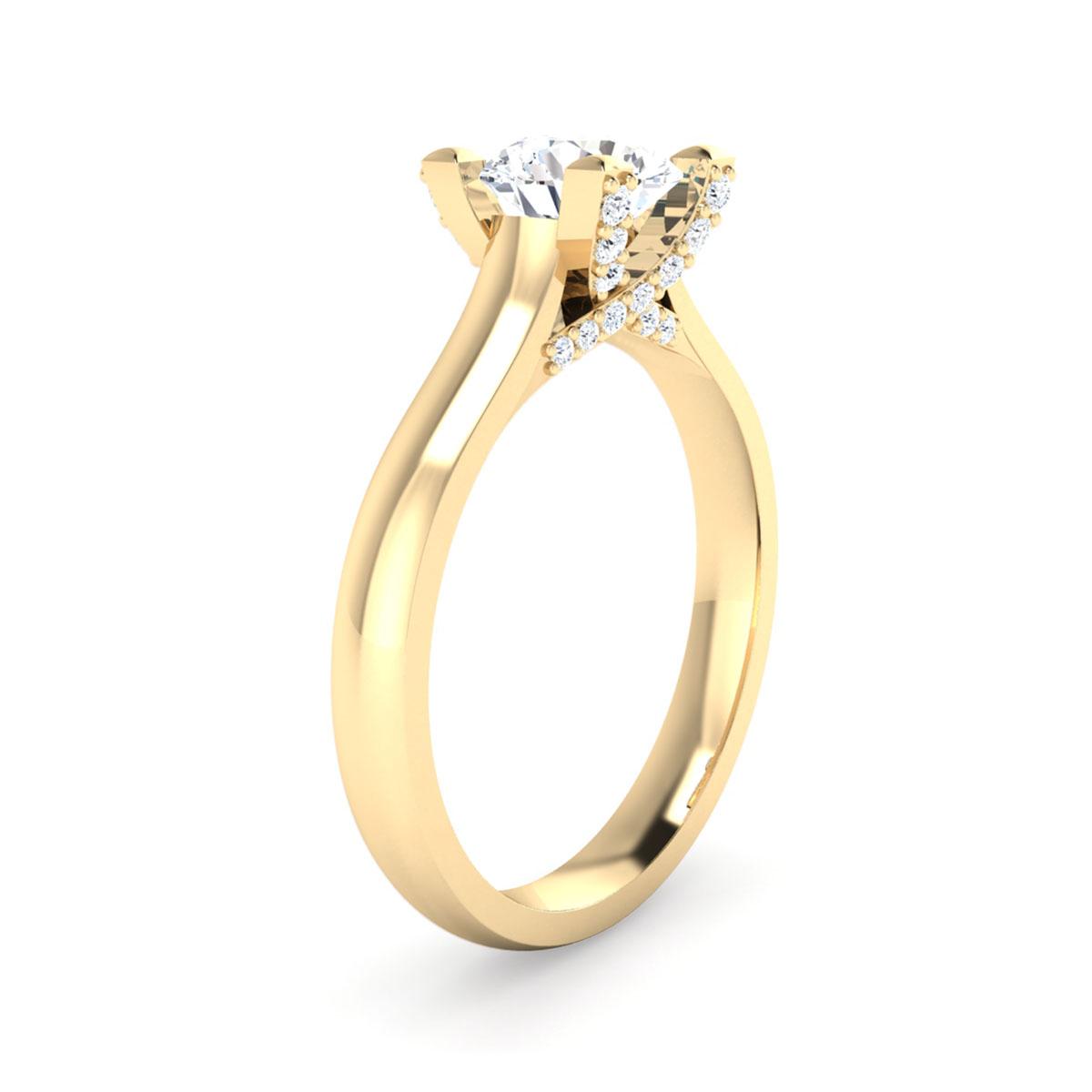 Dana in 18k Yellow Gold — view 3