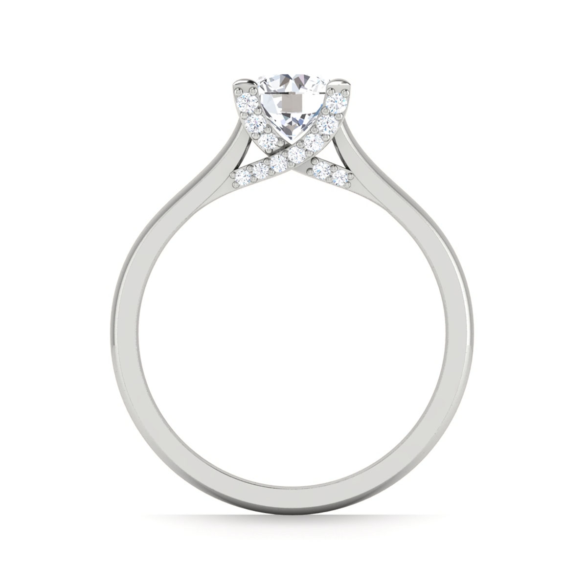 Dana in 18k White Gold — view 2