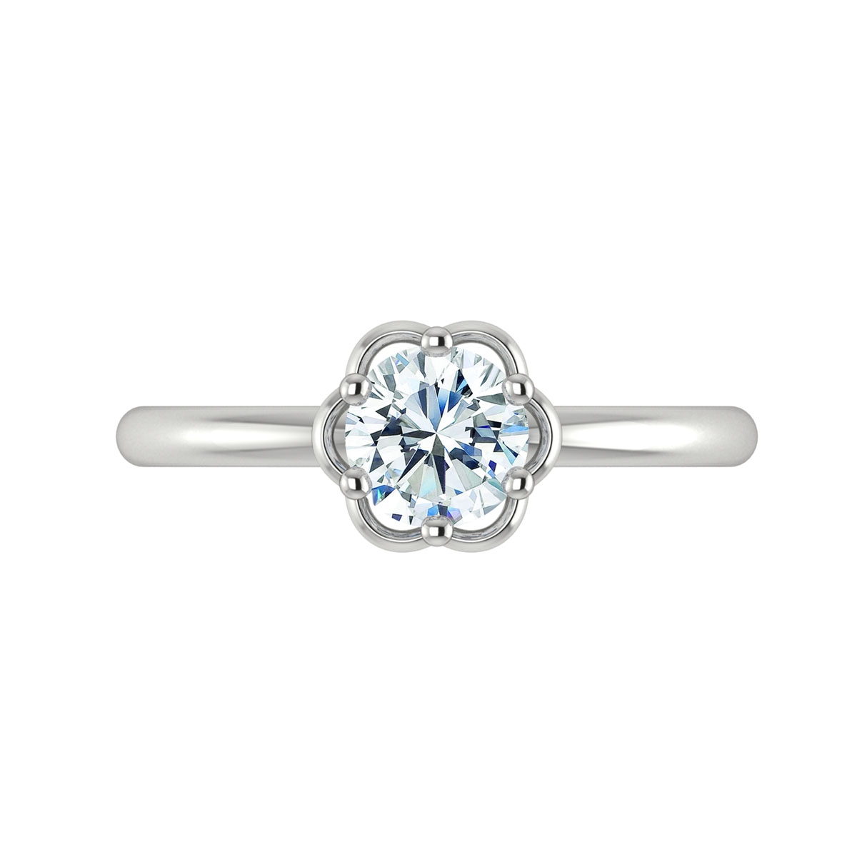 Diana in 18k White Gold — view 5