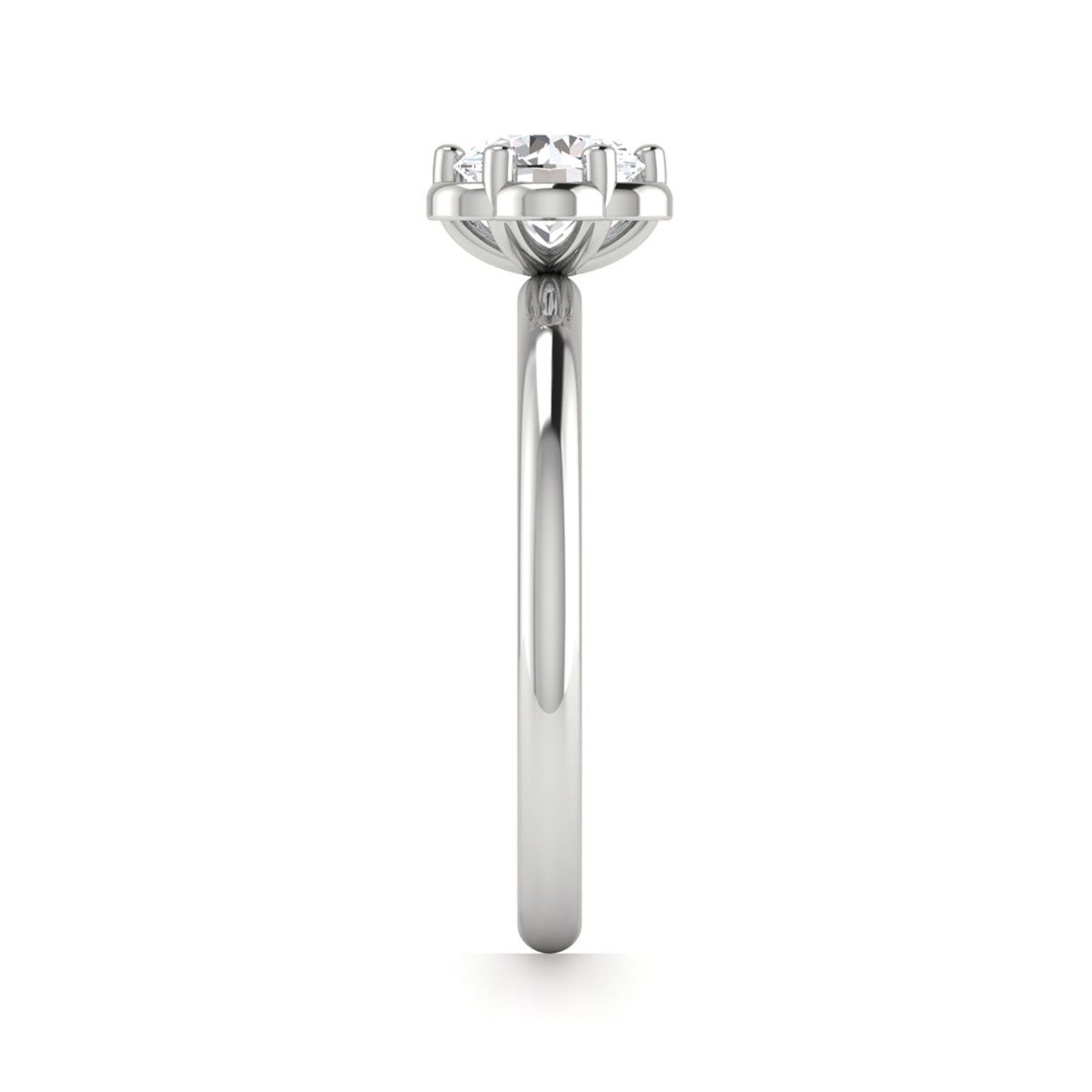 Diana in 18k White Gold — view 4