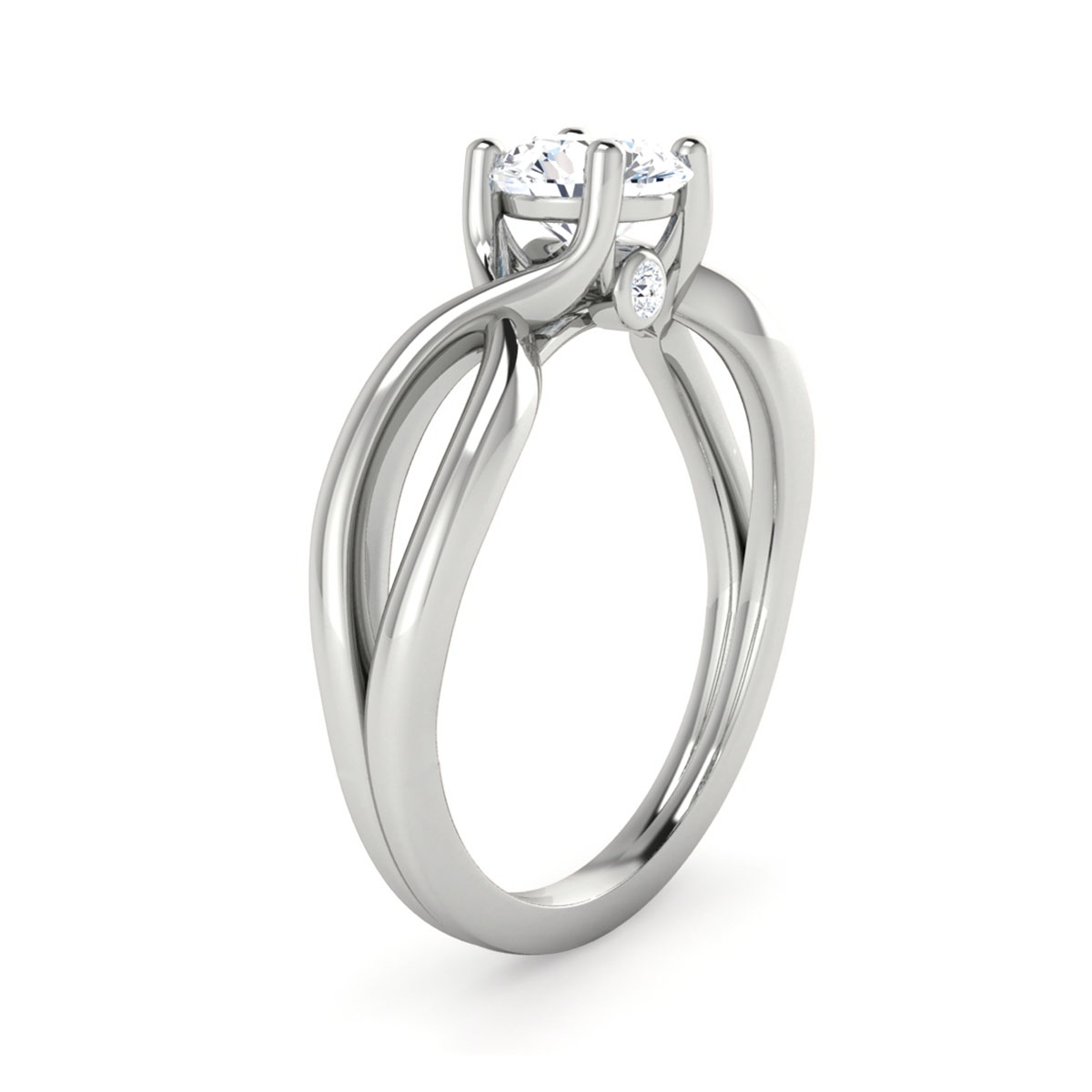 Diti in 18k White Gold — view 3