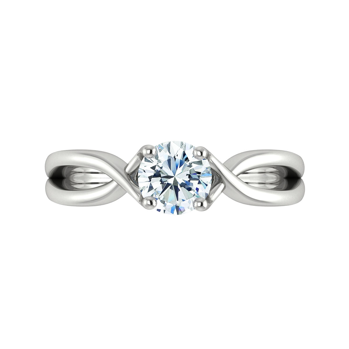 Diti in 18k White Gold — view 5
