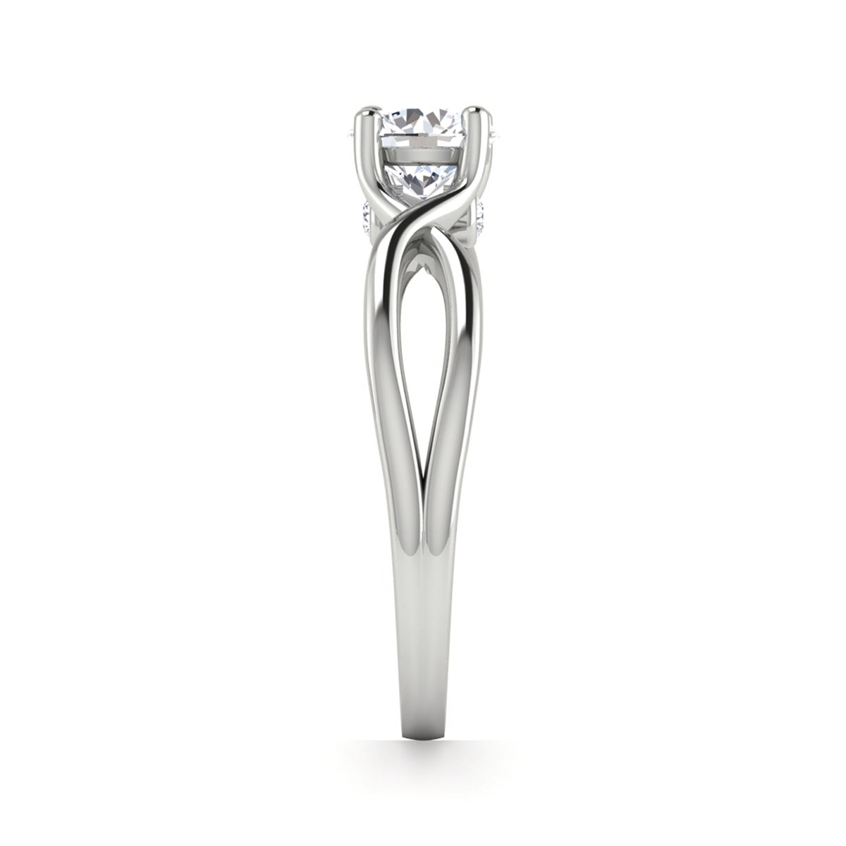 Diti in 18k White Gold — view 4