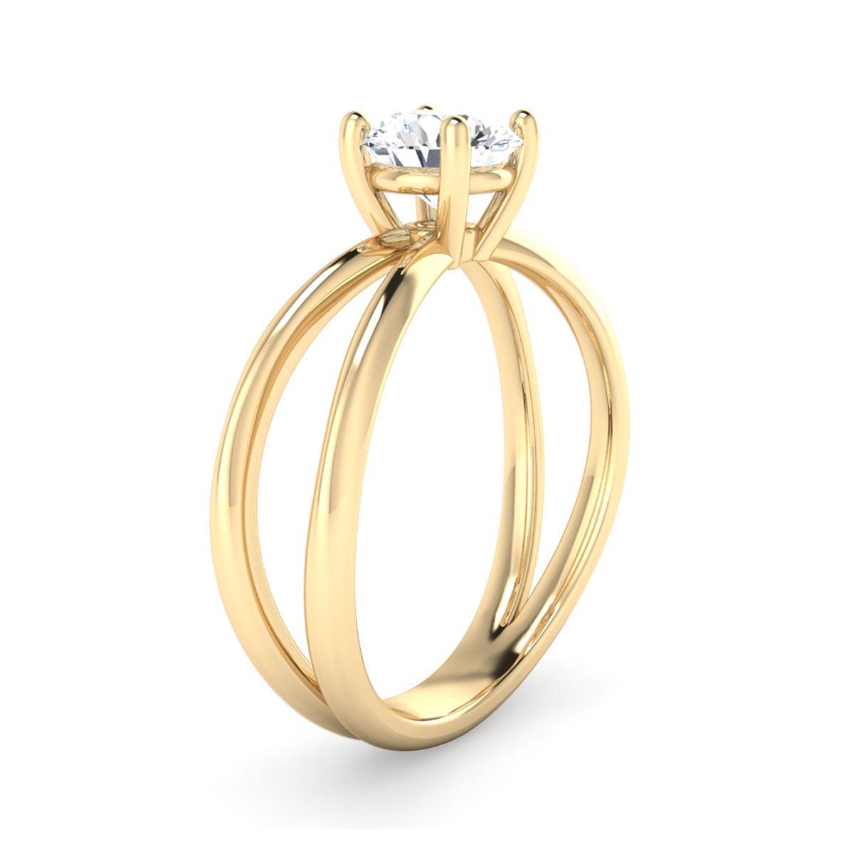 Ella in 18k Yellow Gold — view 3