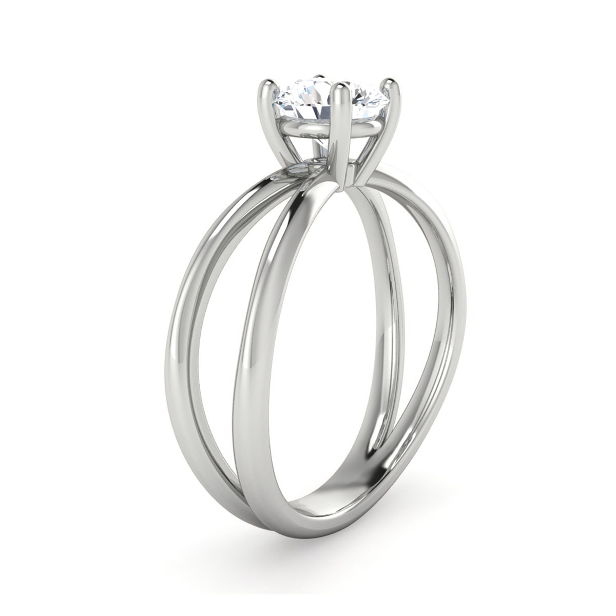 Ella in 18k White Gold — view 3