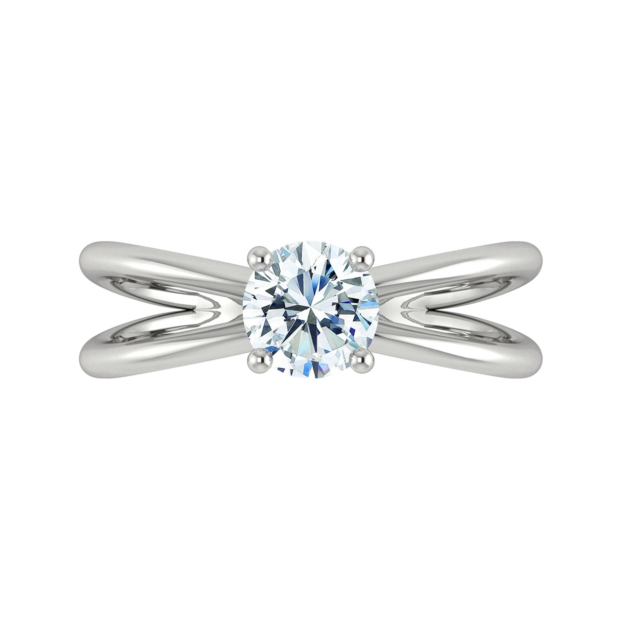 Ella in 18k White Gold — view 5