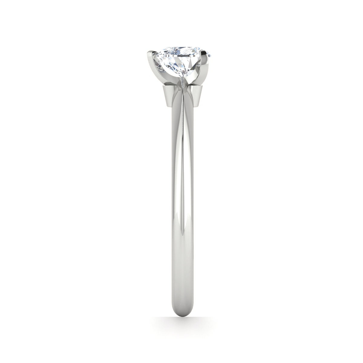 Ellie in 18k White Gold — view 4