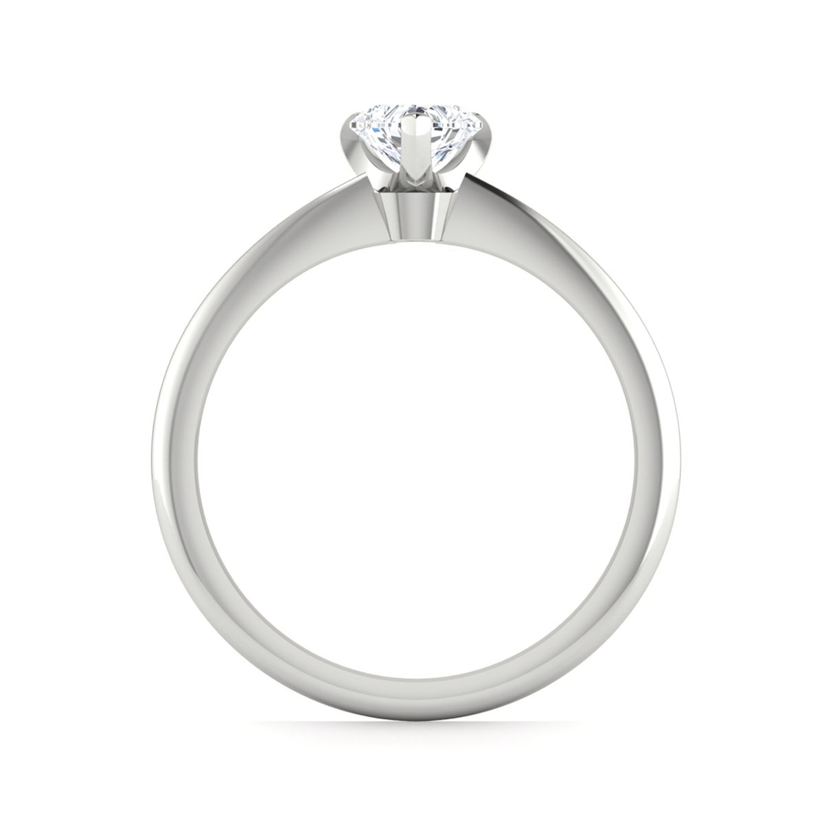 Ellie in 18k White Gold — view 2