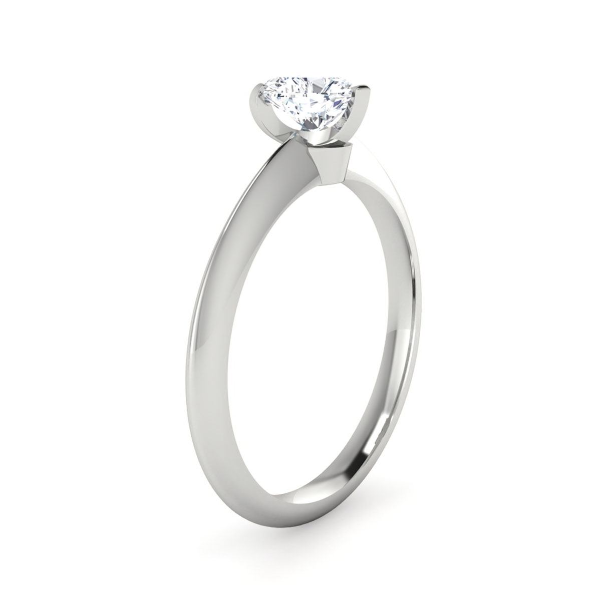 Ellie in 18k White Gold — view 3
