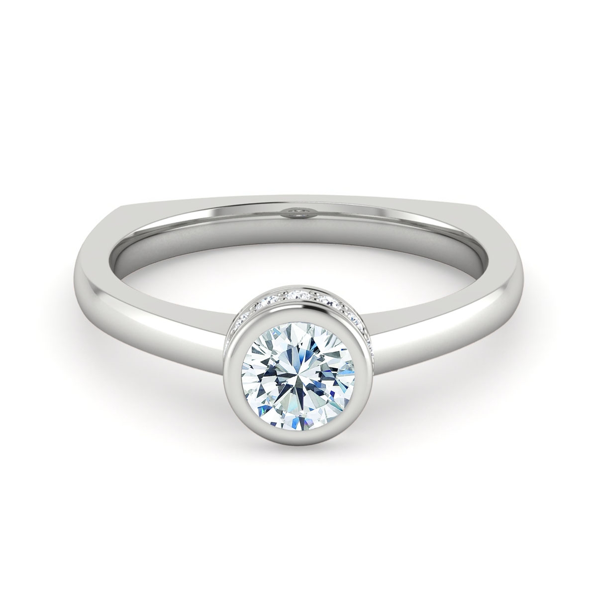 Ena in 18k White Gold