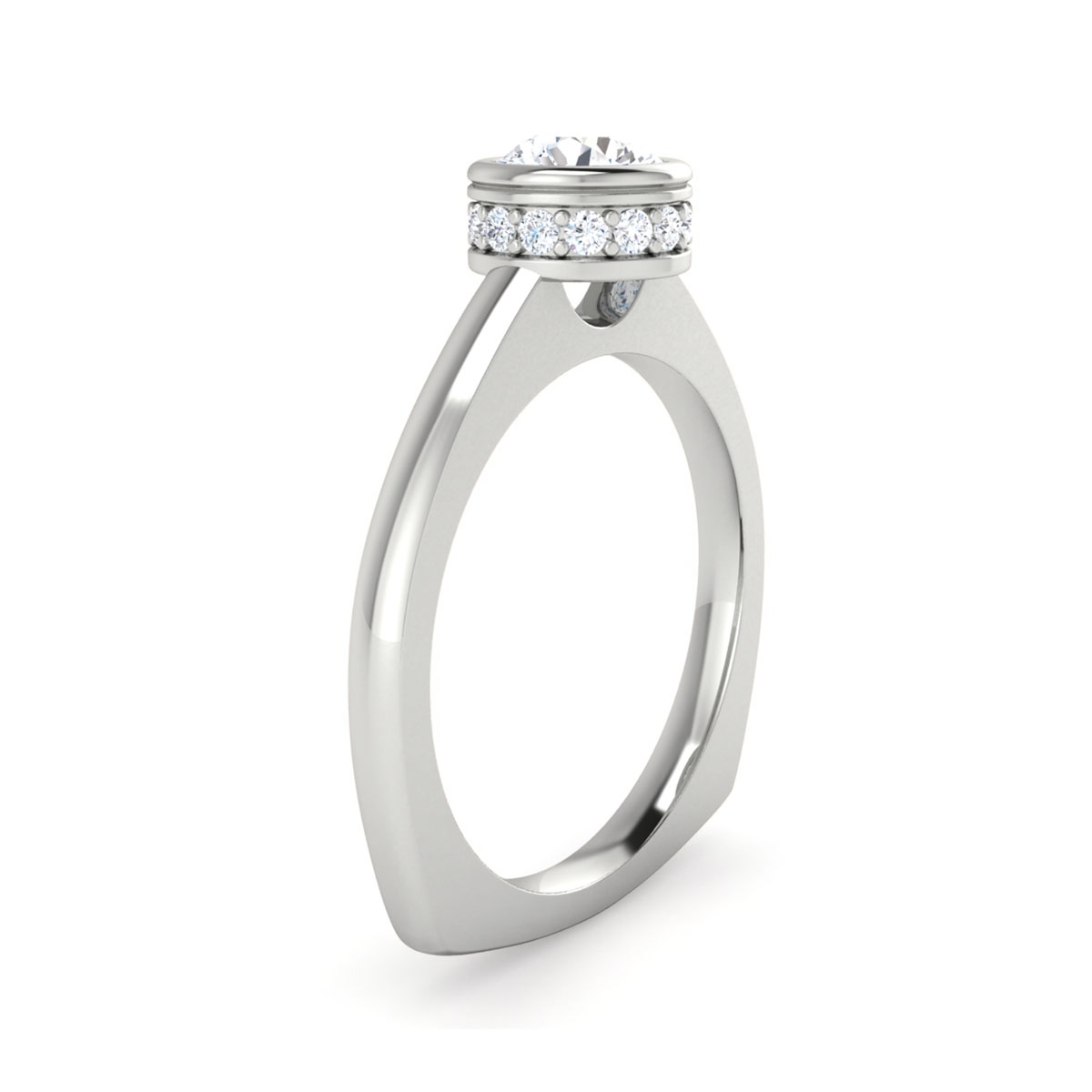 Ena in 18k White Gold — view 3