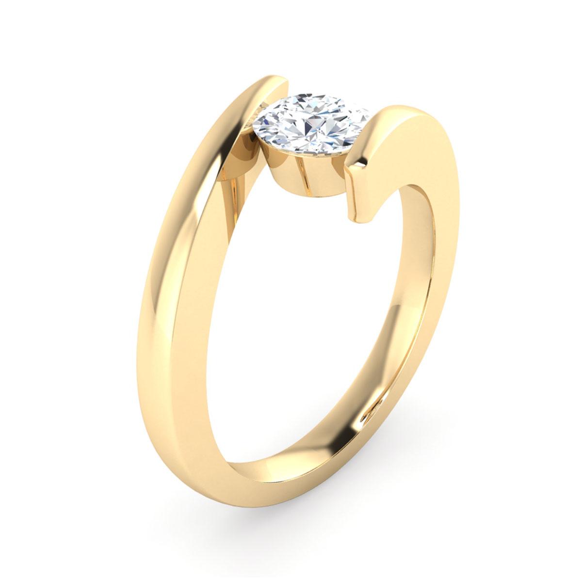 Erin in 18k Yellow Gold — view 3