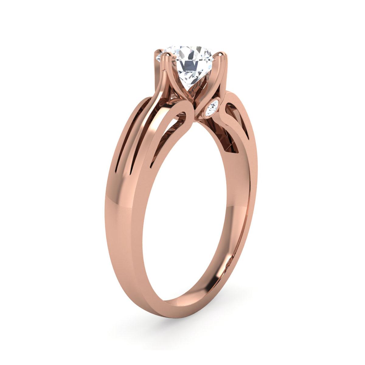 Garnet in 18k Rose Gold — view 3