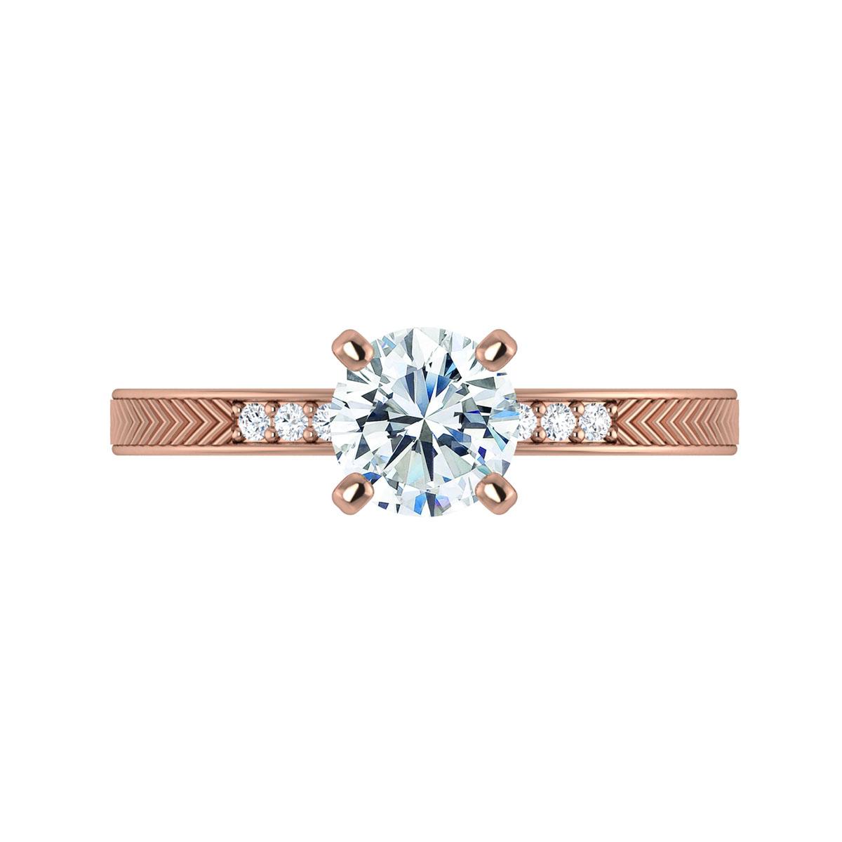 Hannah in 18k Rose Gold — view 5