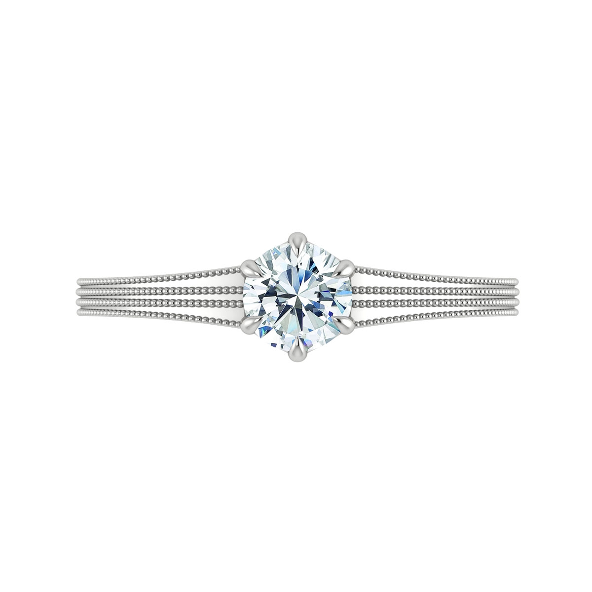 Juli in 18k White Gold — view 5