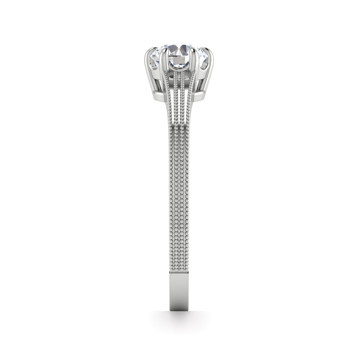 Juli in 18k White Gold — view 4