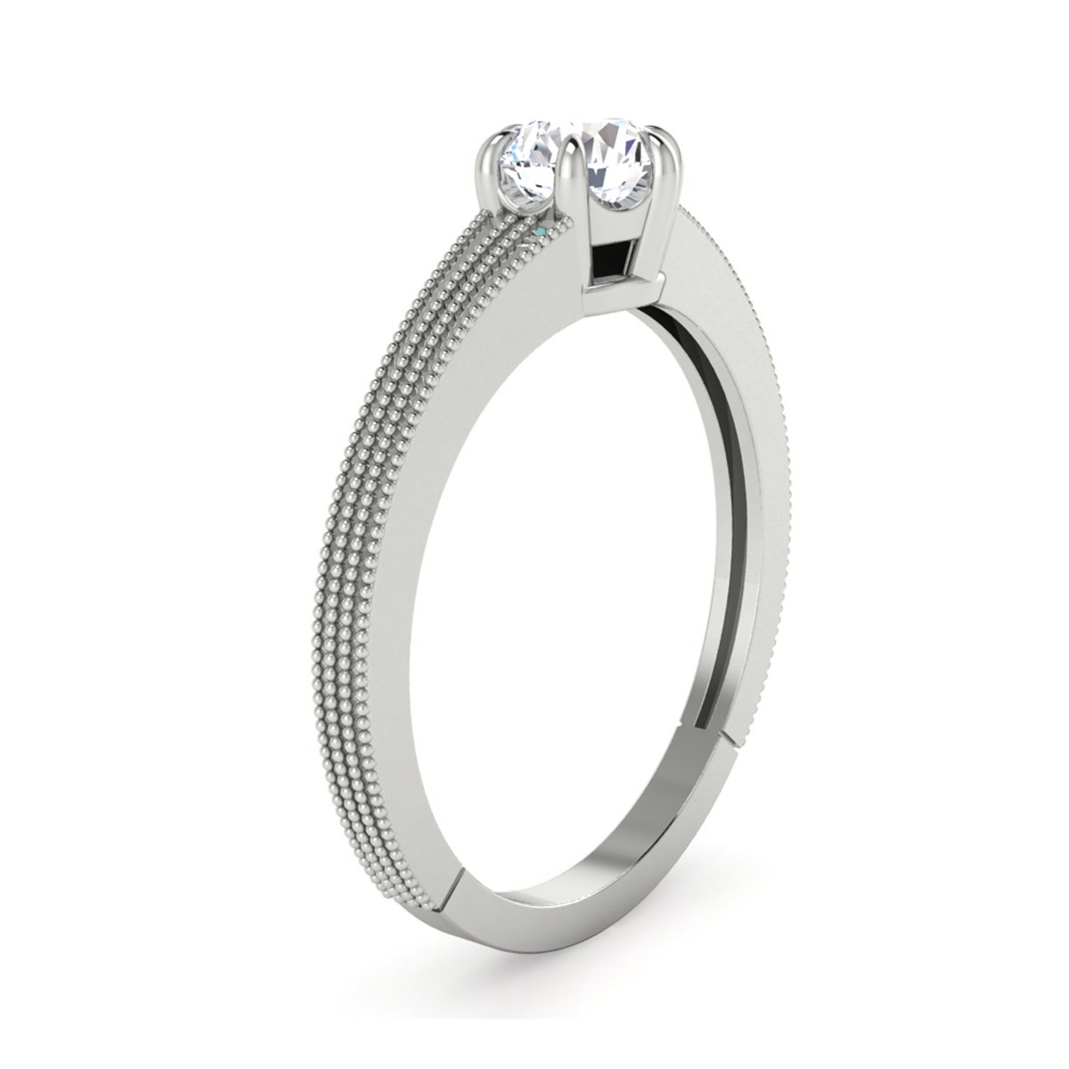 Juli in 18k White Gold — view 3