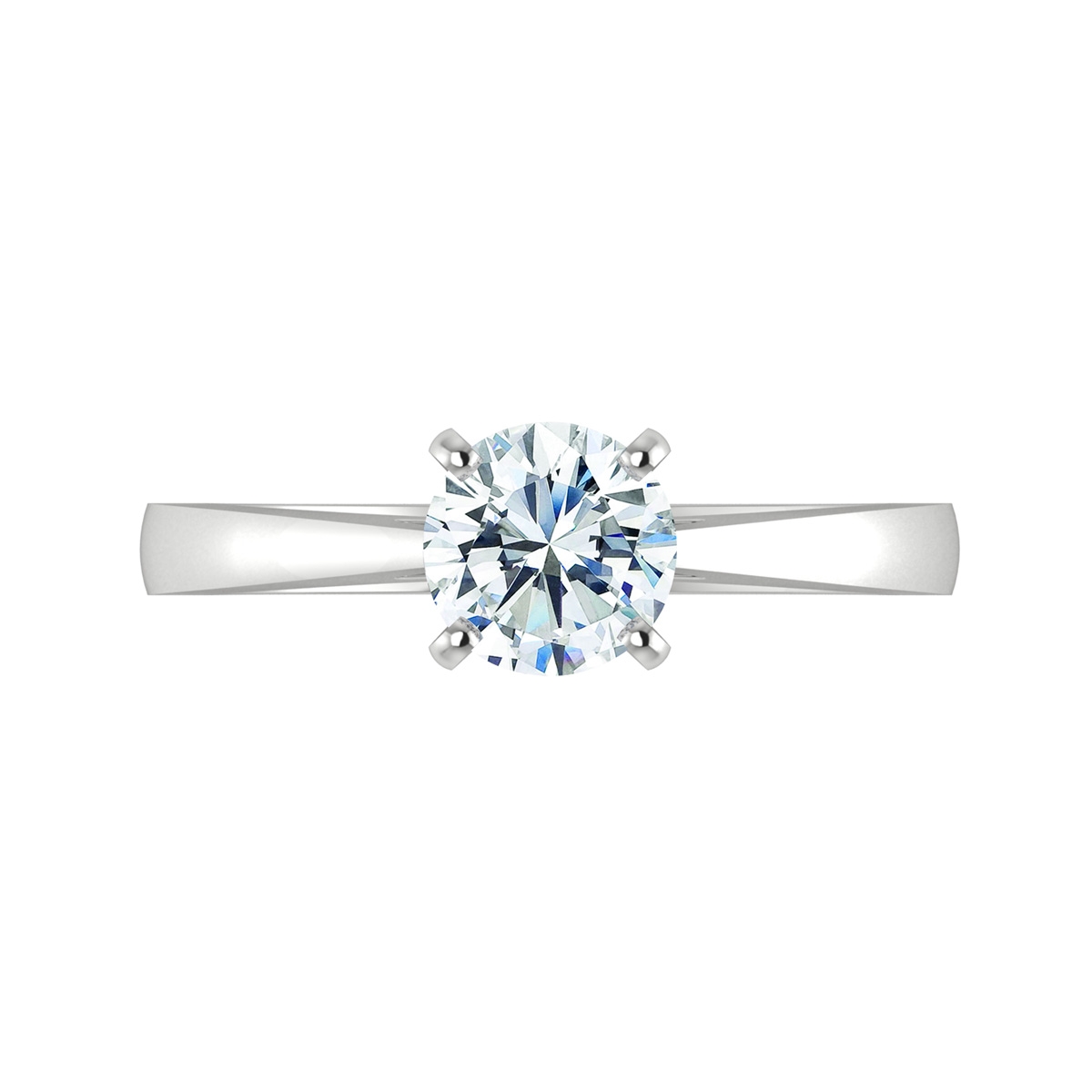 Karina in 18k White Gold — view 5