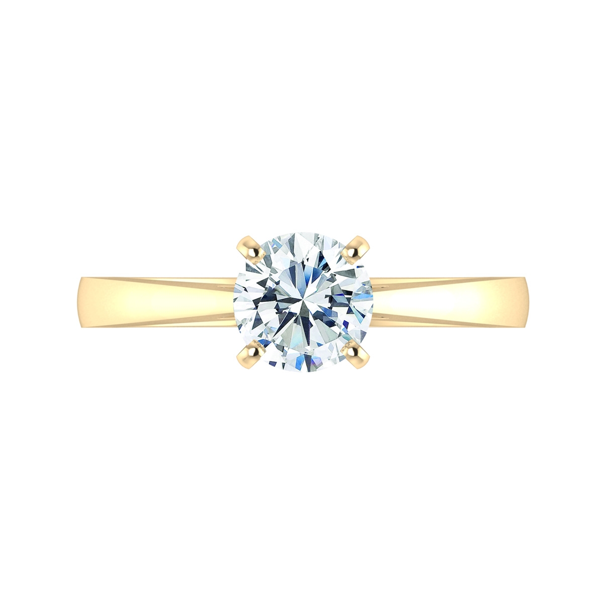 Karina in 18k Yellow Gold — view 5