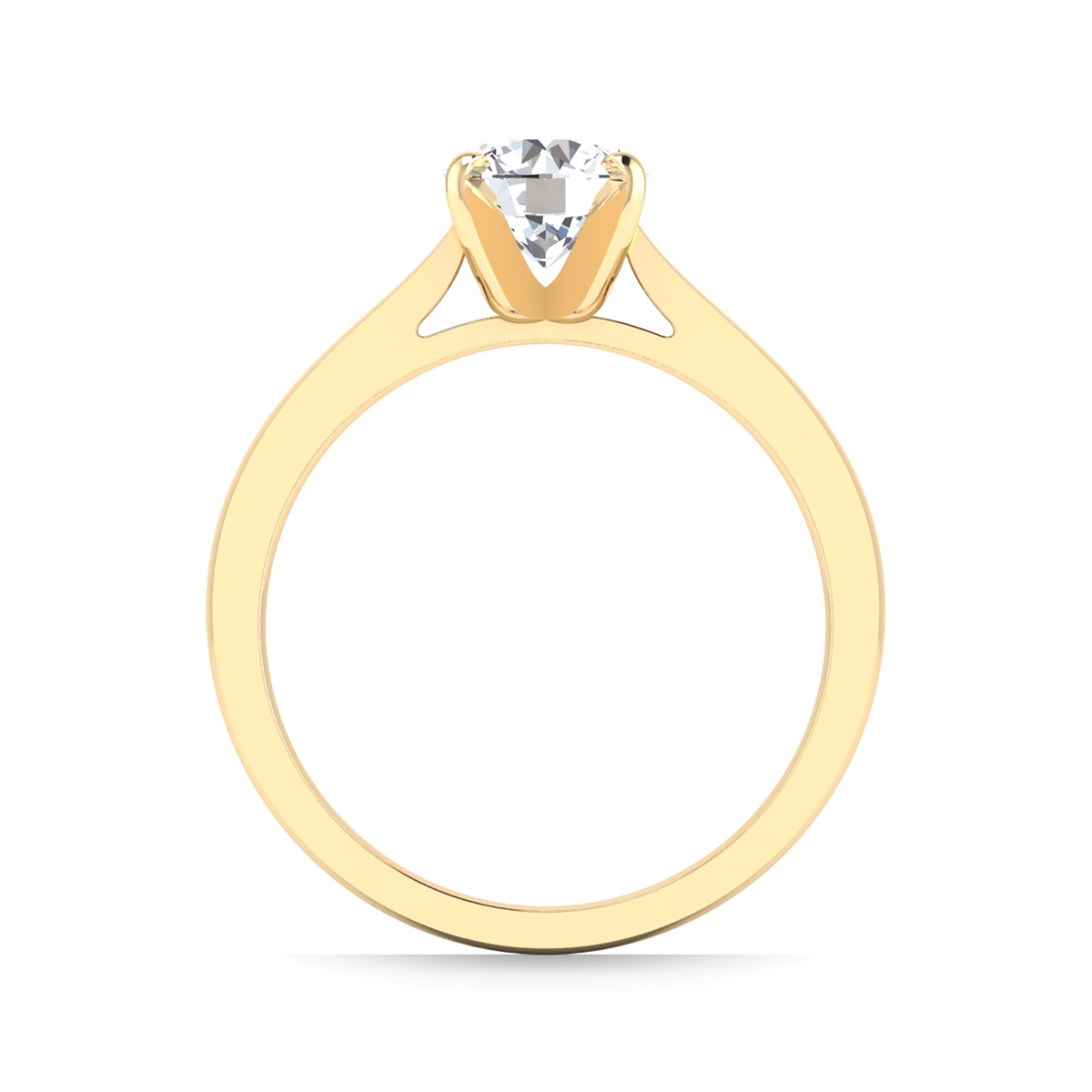 Karina in 18k Yellow Gold — view 2