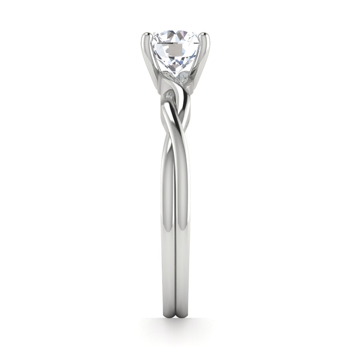 Kristina in 18k White Gold — view 4