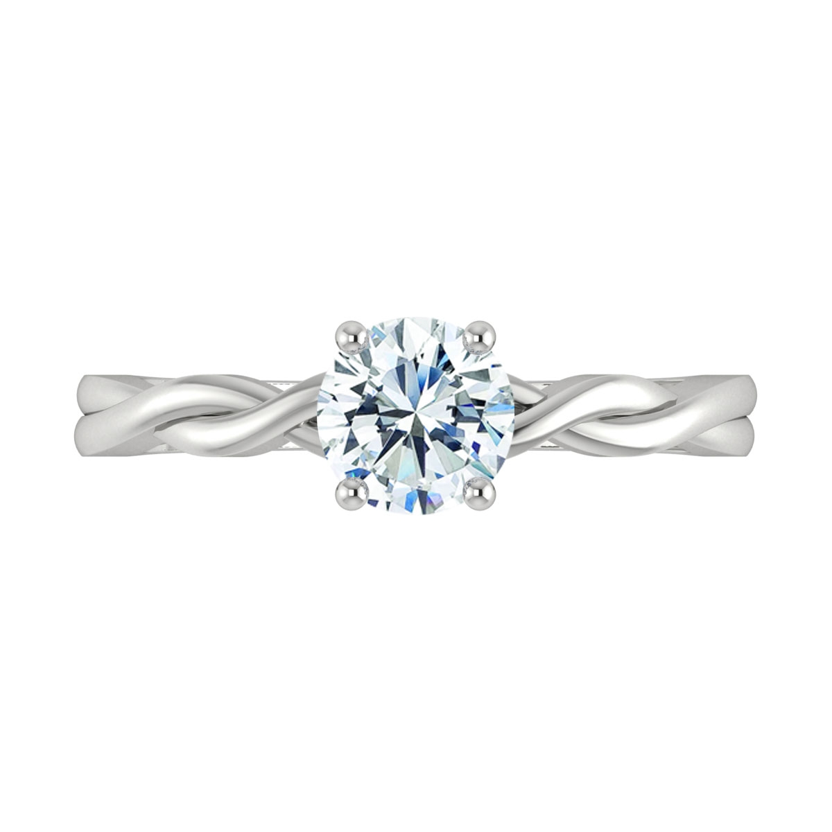 Kristina in 18k White Gold — view 5