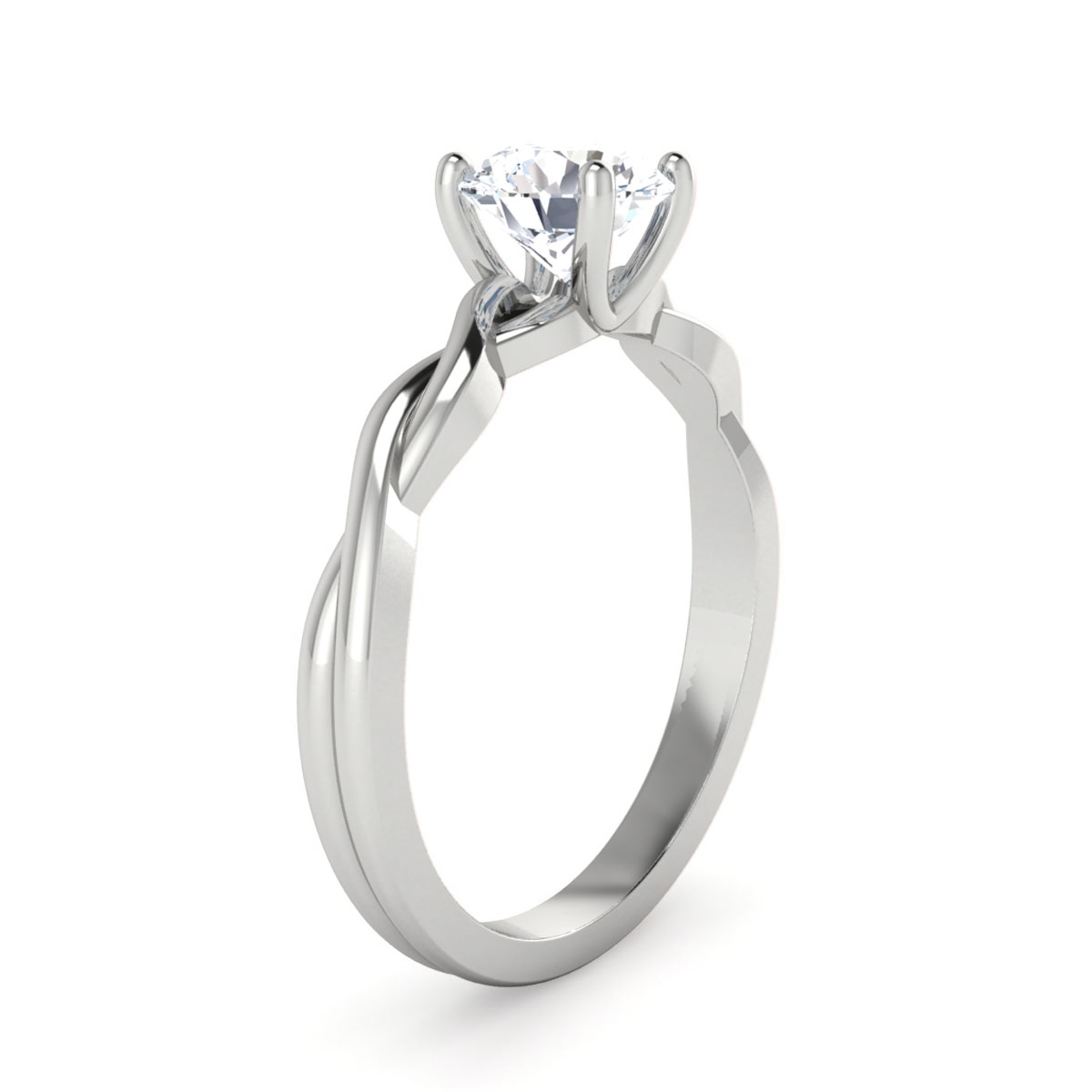 Kristina in 18k White Gold — view 3