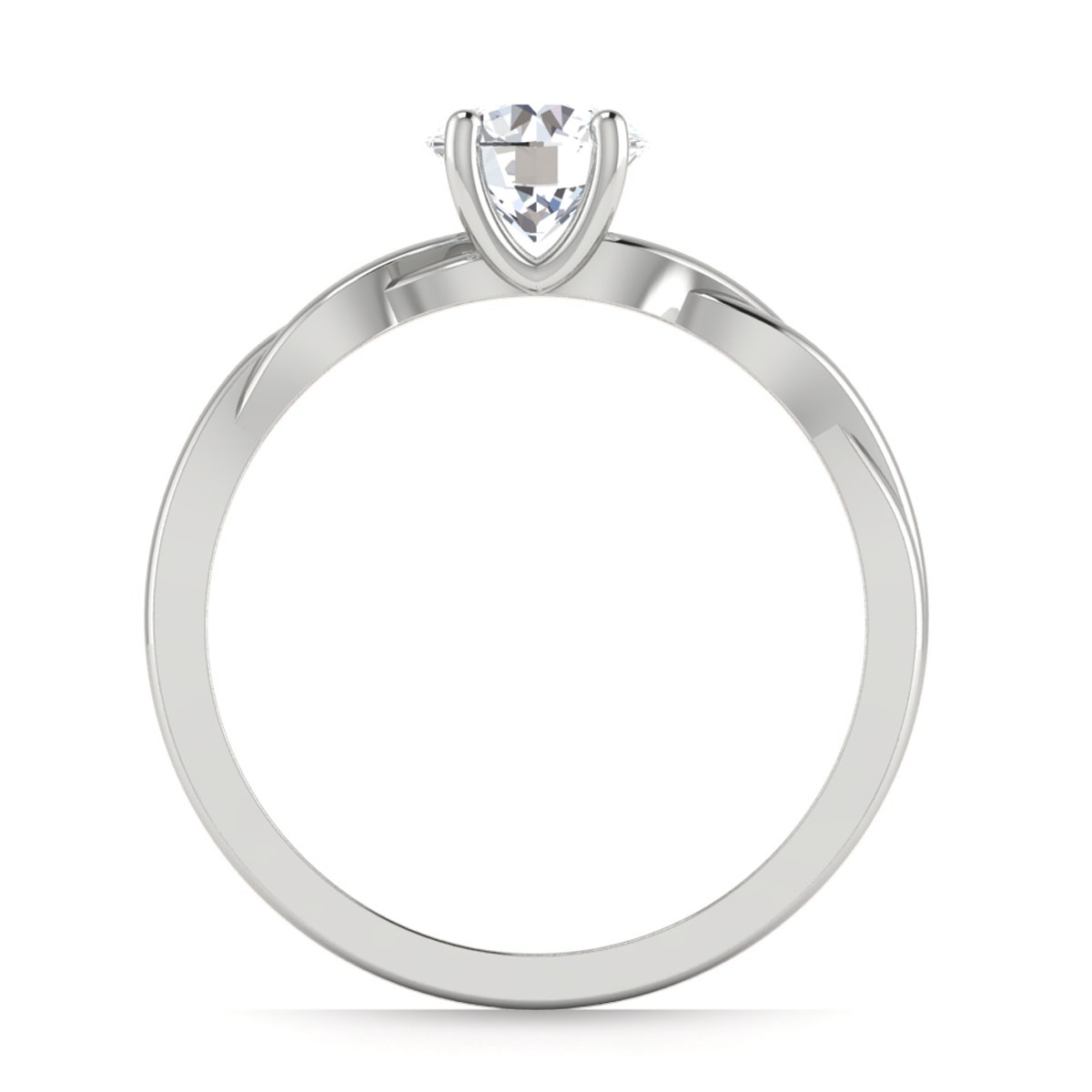 Kristina in 18k White Gold — view 2