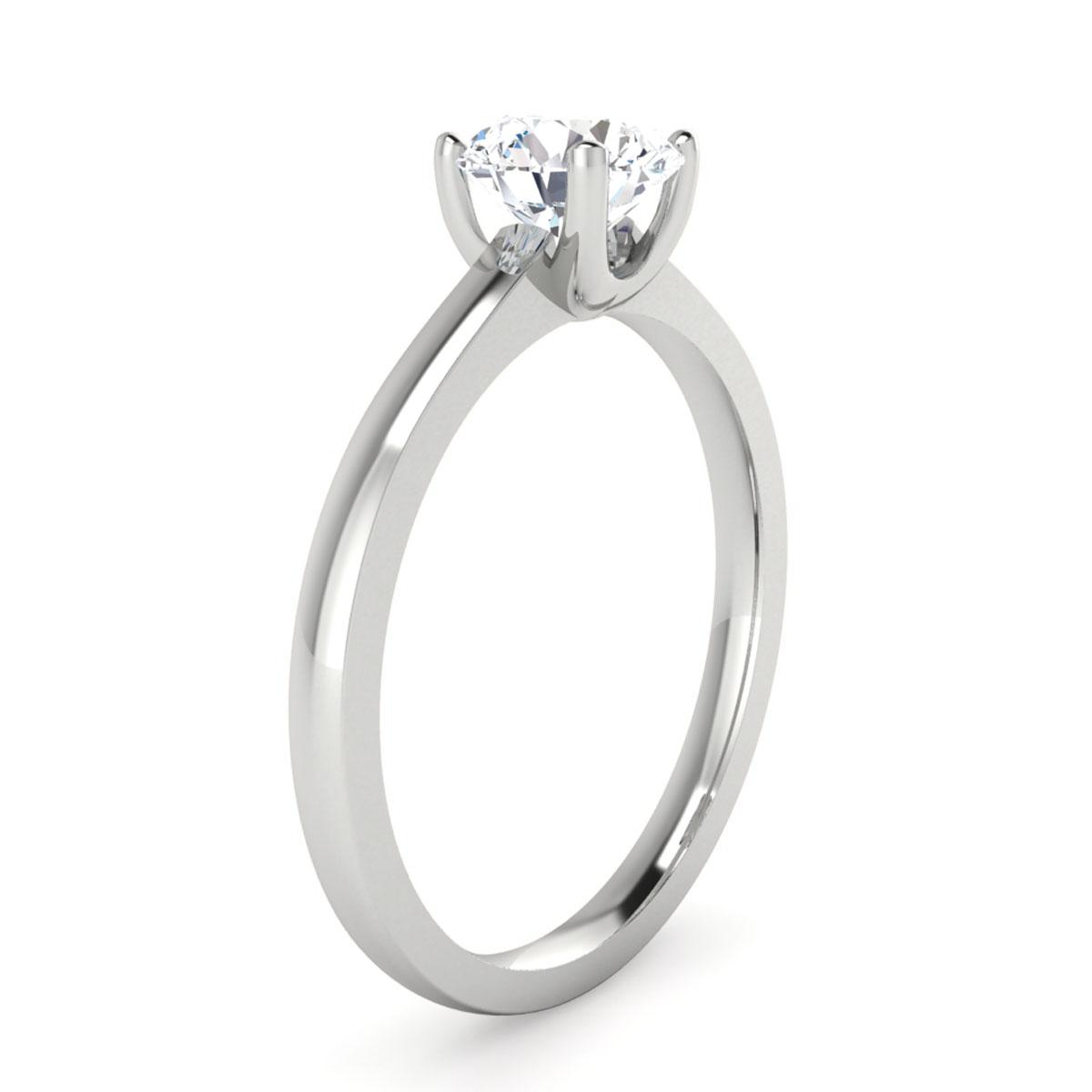 Lacey in 18k White Gold — view 3