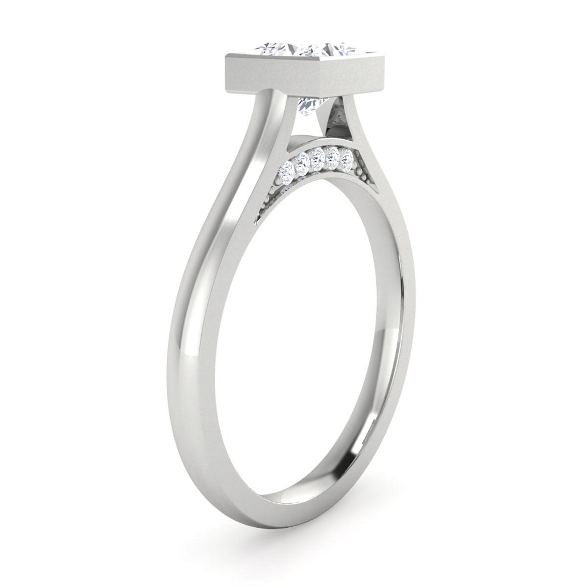 Leda in 18k White Gold — view 3