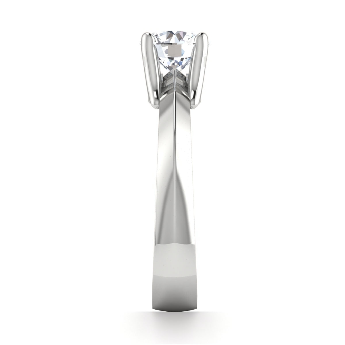 Lilah in 18k White Gold — view 4