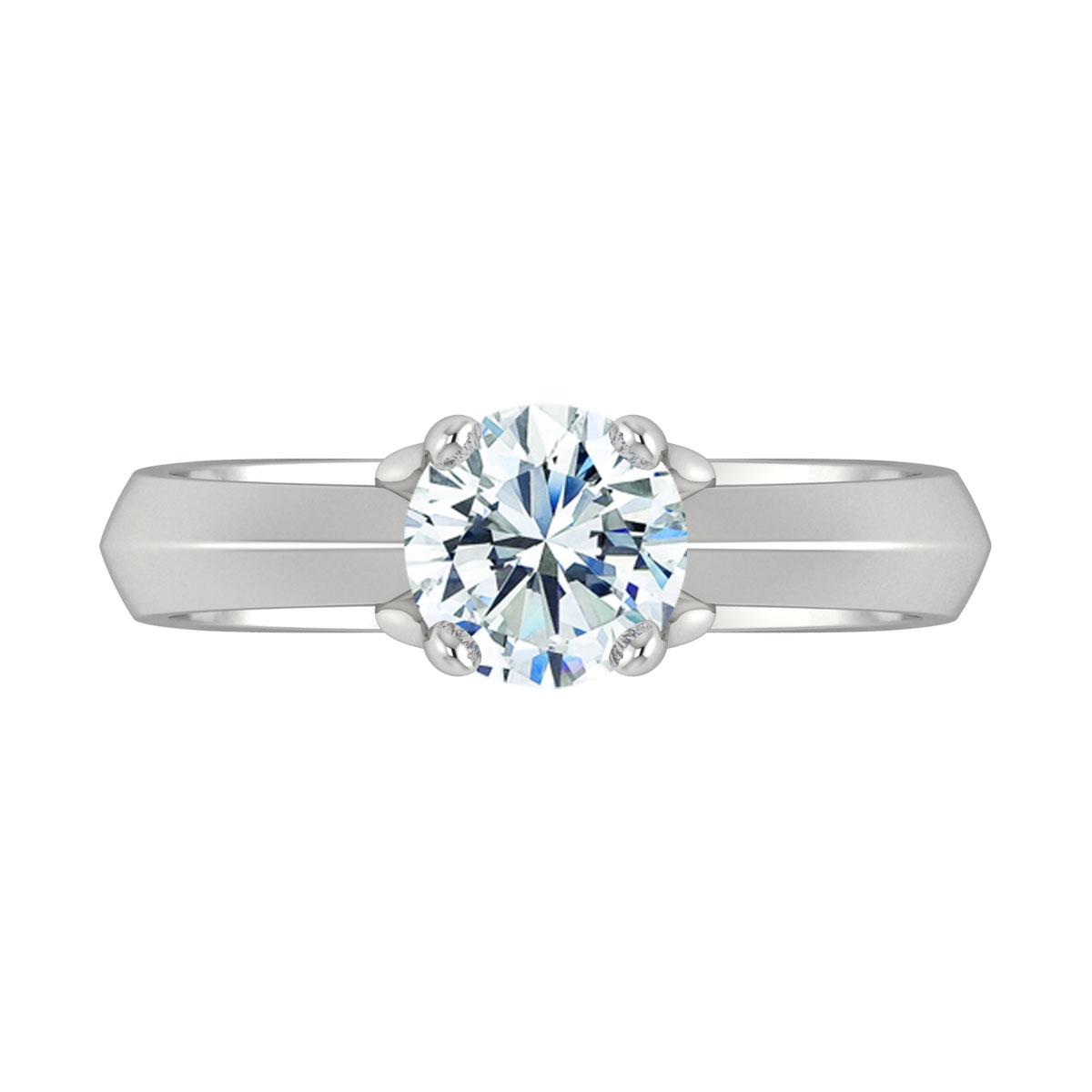 Lilah in 18k White Gold — view 5