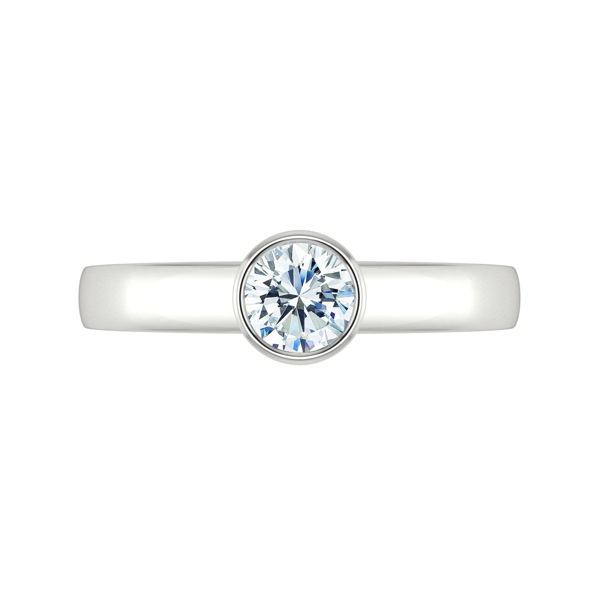 Liz in 18k White Gold — view 5