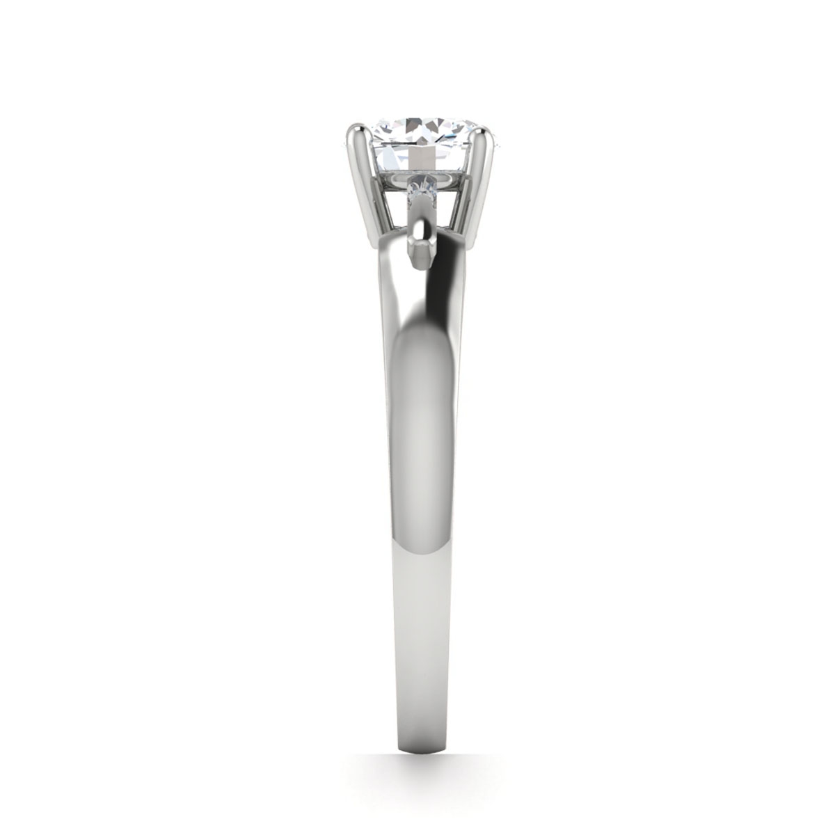 Lola in 18k White Gold — view 4