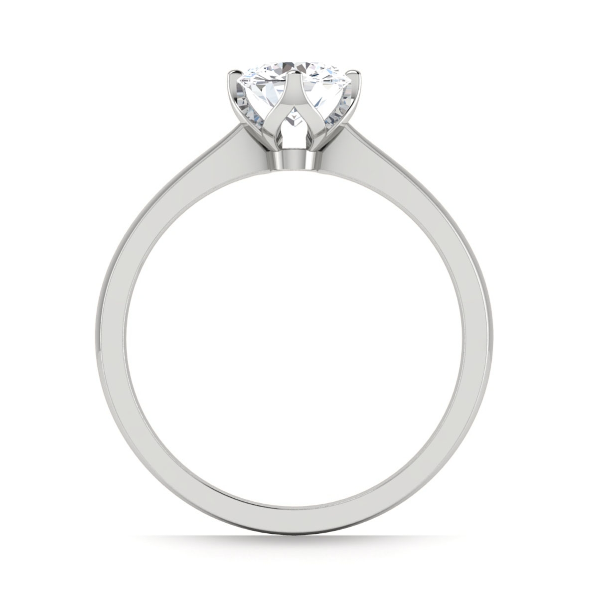 Lucy in 18k White Gold — view 2
