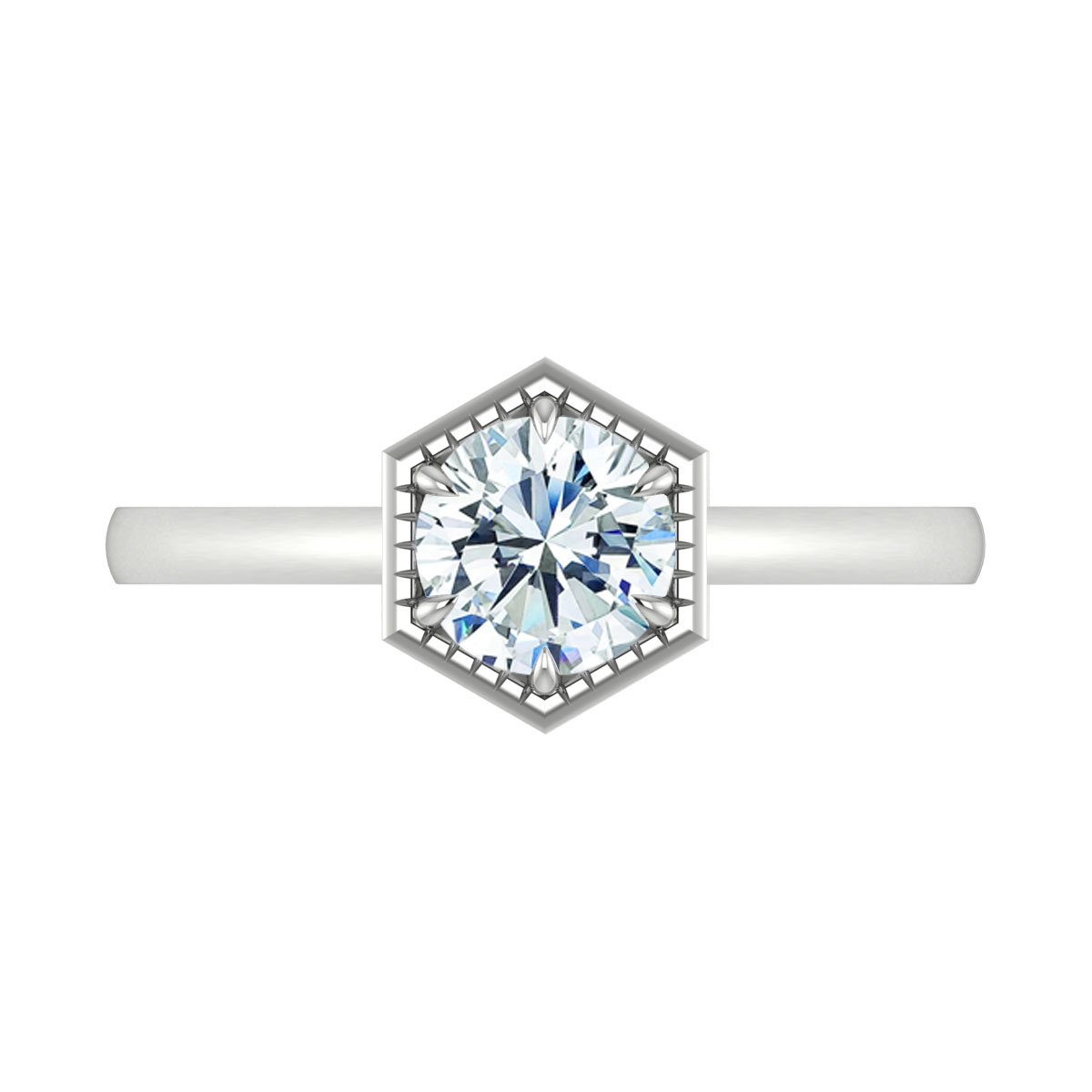Maisie in 18k White Gold — view 5